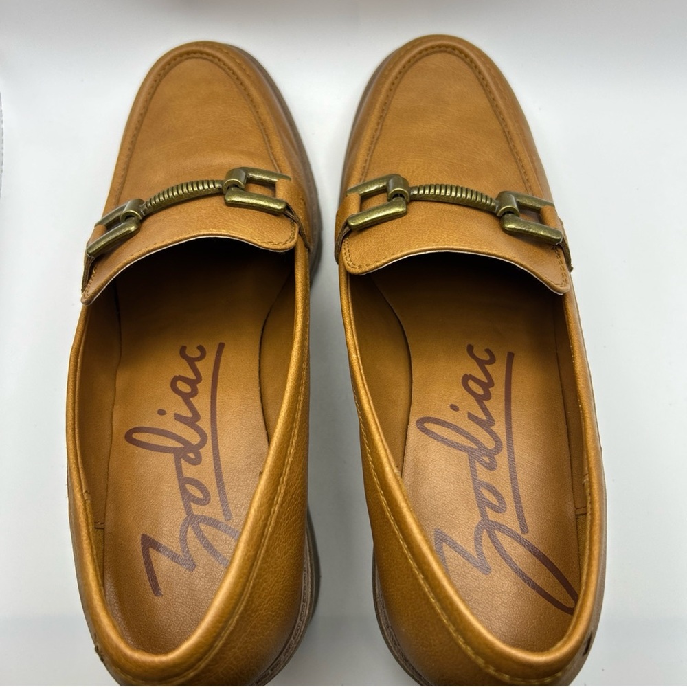 Zodiac Gemma Women’s Size 10 Chestnut Lug Sole Loafers- New without box - Picture 9 of 14
